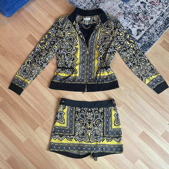 Cache Jackets & Blazers - Cache vintage coat and mini skort set size small/0